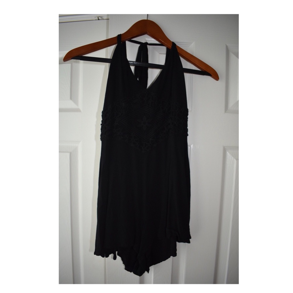 Black Festival Romper. Forever 21. Small.